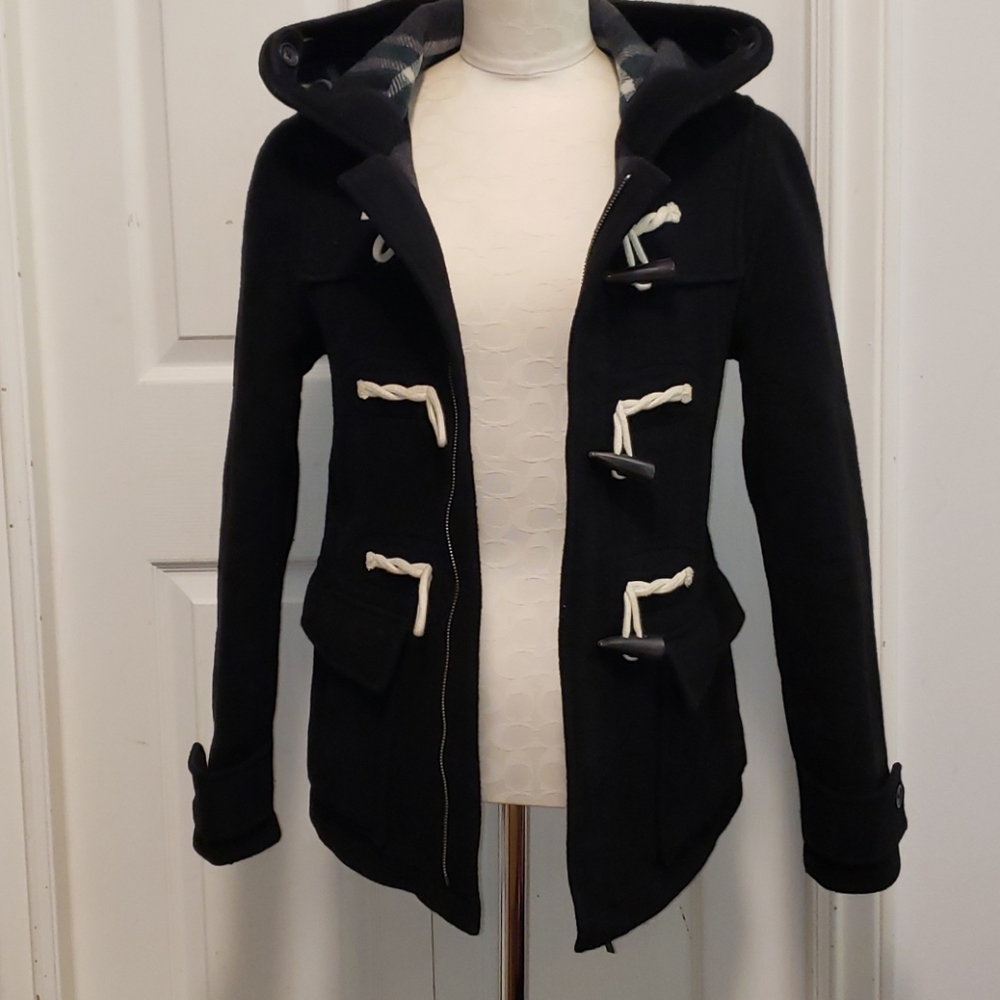 Aritzia TNA Wool Short Trench Coat